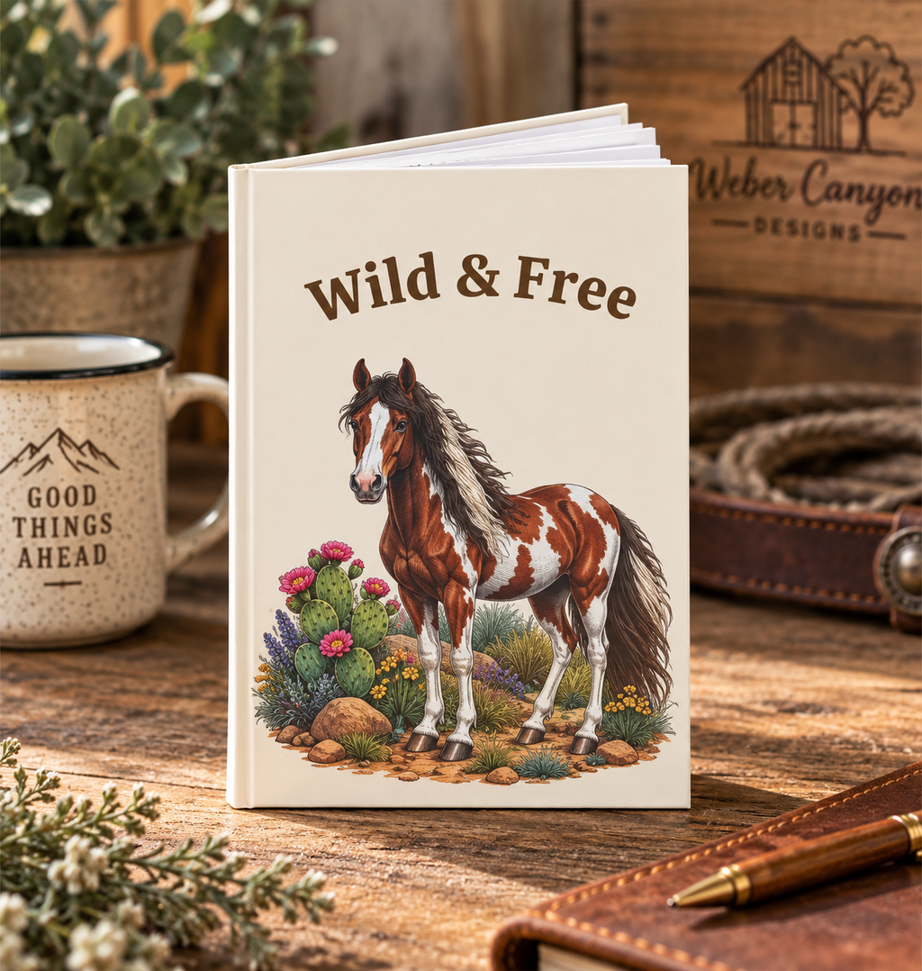 Wild & Free Paint Horse Journal
