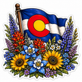 Colorado Flag Sticker | Southwestern Pride Decal