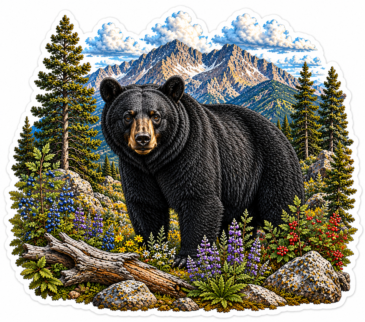 Black Bear Sticker | Colorado Wildlife Decal