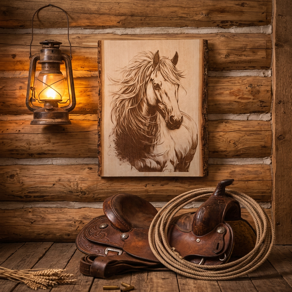 Horse Cabin Wall