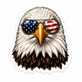 Patriotic Eagle Sticker | American Eagle Vinyl Decal